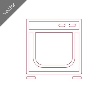 Kurutma makinesi simgesini