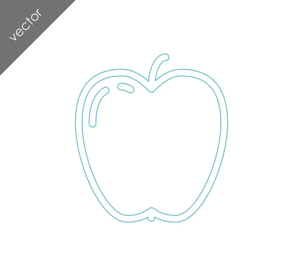 Icône Apple simle — Image vectorielle