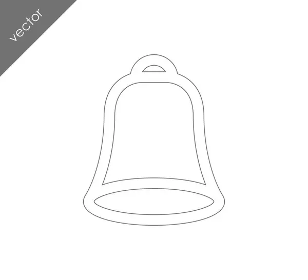 Alerta icono campana — Vector de stock