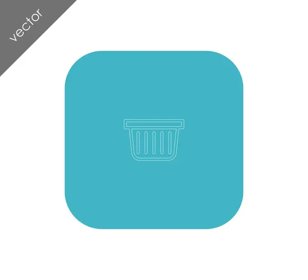 Commerce basket icon — Stock Vector