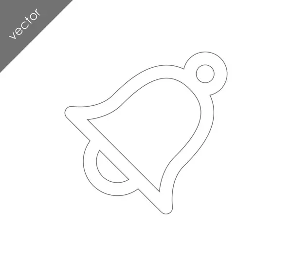 Alerta icono campana — Vector de stock