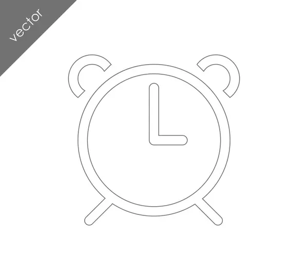 Icono del reloj despertador — Vector de stock