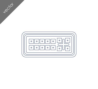 DVI bağlantı noktası simgesi