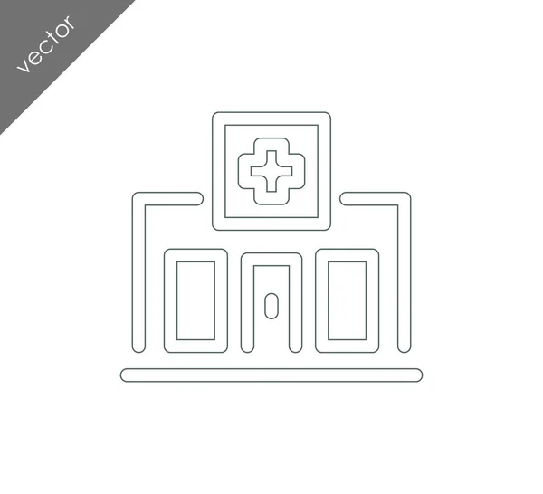 Icono del centro médico — Vector de stock