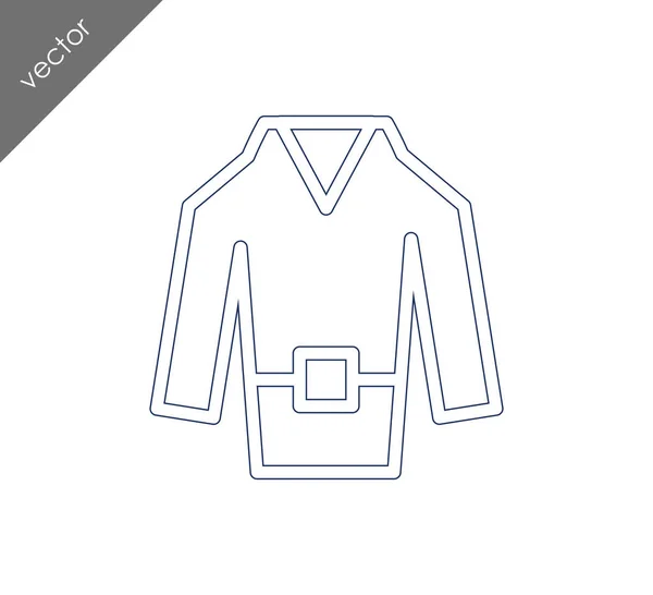 Coat icon illustration — Stock Vector