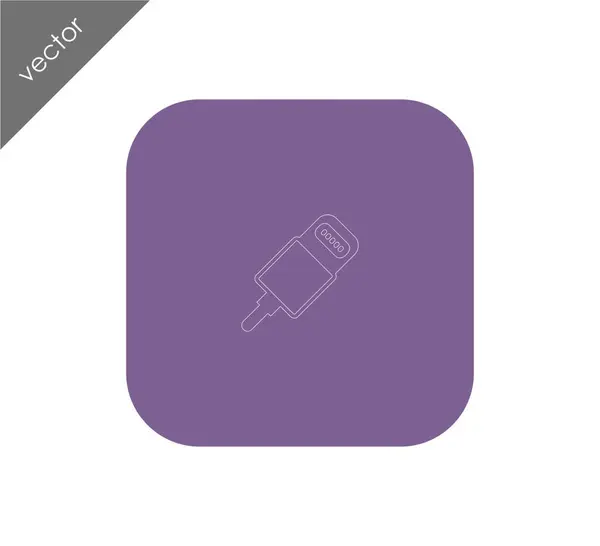 Charger plug icon — Stock Vector