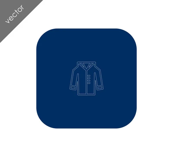 Ilustração do ícone do casaco — Vetor de Stock