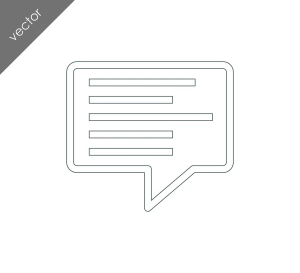 Texting icoon, illustratie — Stockvector