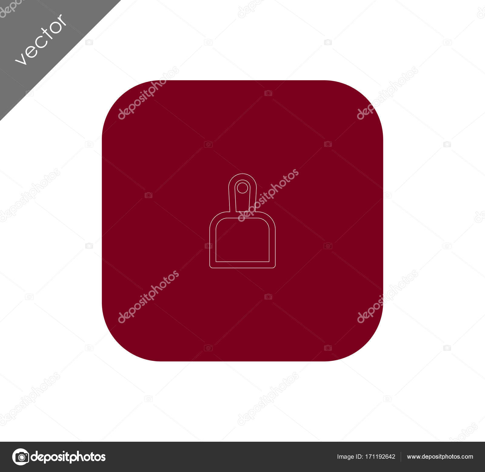 ちりとりアイコン イラスト ストックベクター C Signsandsymbols Email Com 171192642
