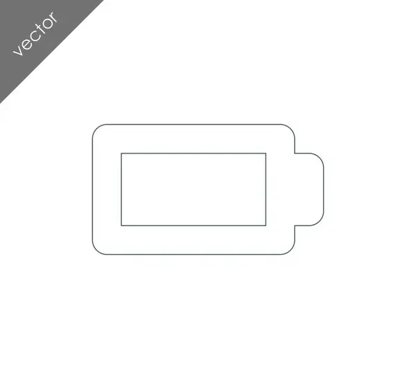 Battery simple icon — Stock Vector