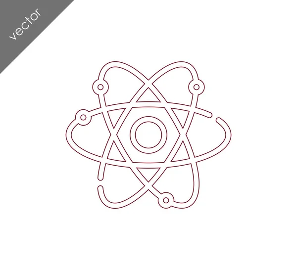 Atom icon illustration — Stock Vector