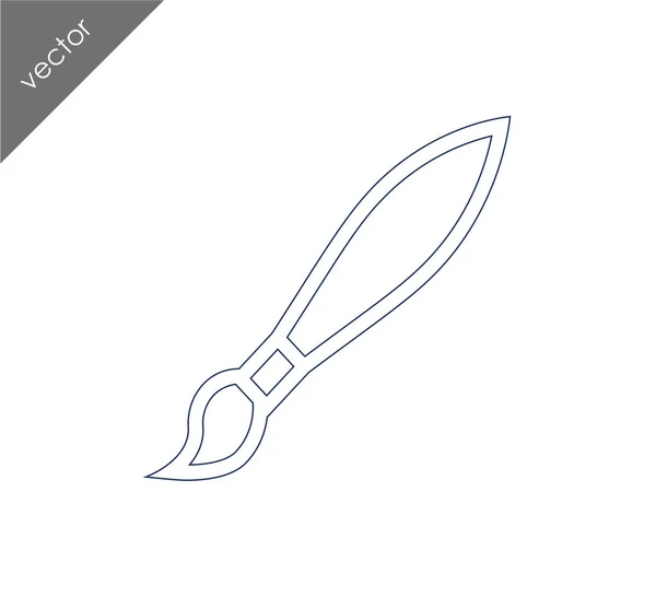 Måleri pensel ikon — Stock vektor