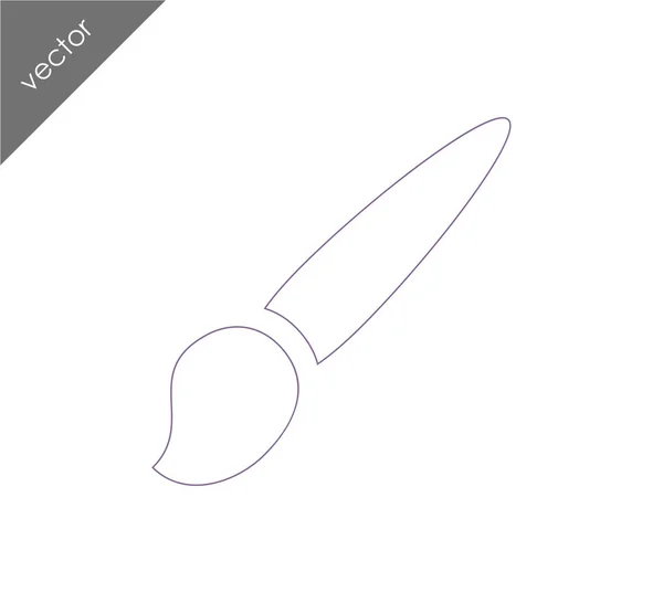 Painting brush icon — Stock Vector