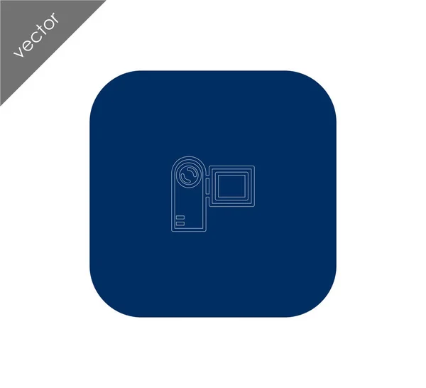 Camcorder web icon — Stock Vector