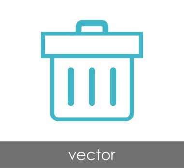 çöp kutusu simgesini