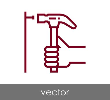 açık artırma çekiç simgesi