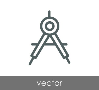 드로잉 나침반 아이콘 