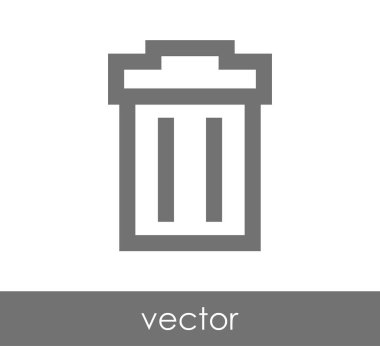 çöp kutusu simgesini