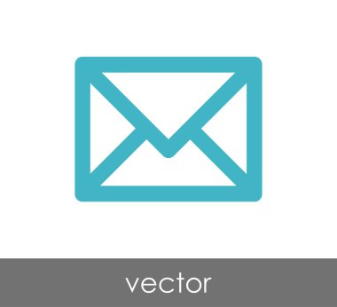 zarf simgesi illüstrasyon 