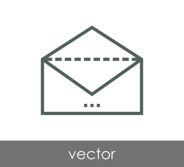 zarf simgesi illüstrasyon 