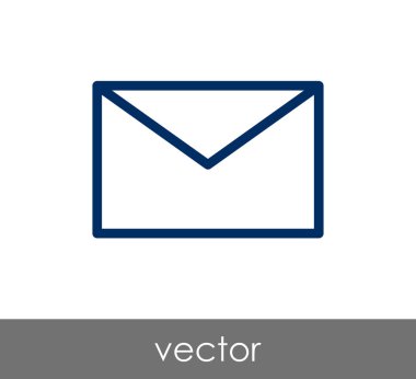 zarf simgesi illüstrasyon 