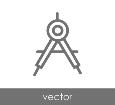 드로잉 나침반 아이콘 