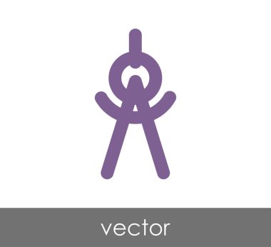 드로잉 나침반 아이콘 