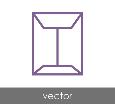 zarf simgesi illüstrasyon 