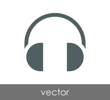 kulaklık basit simgesi