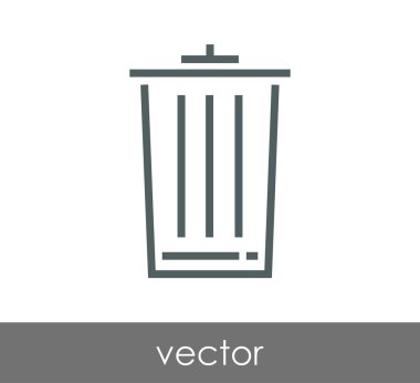 çöp kutusu simgesini