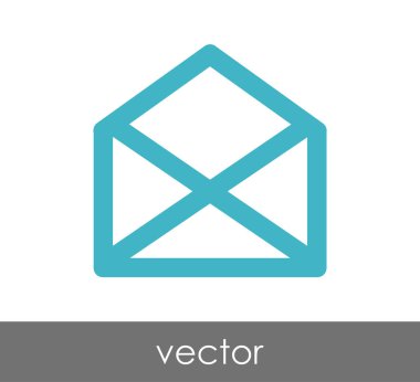 zarf simgesi illüstrasyon 