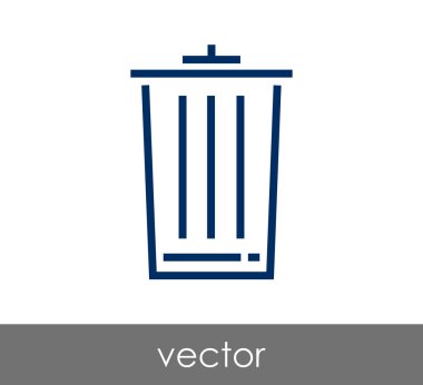 çöp kutusu simgesini