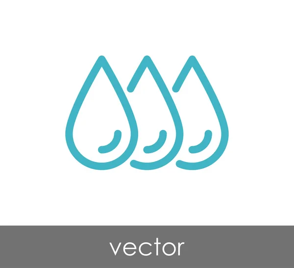 Drop web ikon – Stock-vektor