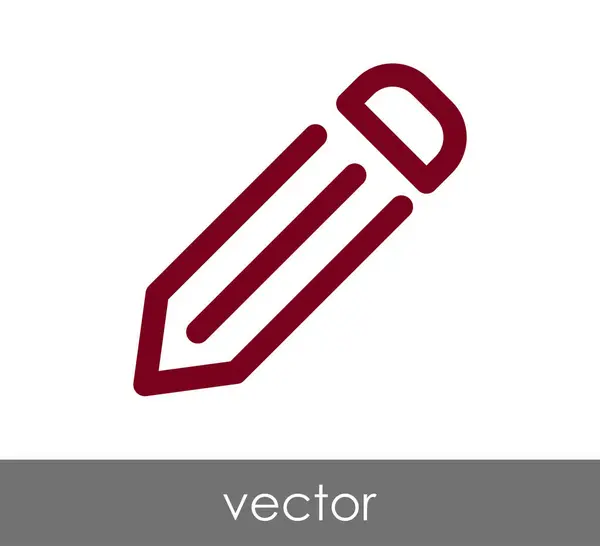 Upravit ikonu s tužkou — Stockový vektor