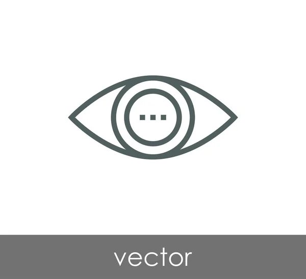 Icono del ojo humano — Vector de stock