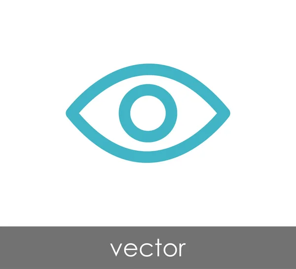 Icono del ojo humano — Vector de stock