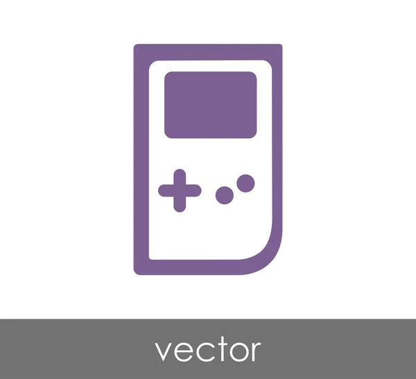 Joystick spindelväv ikonen — Stock vektor