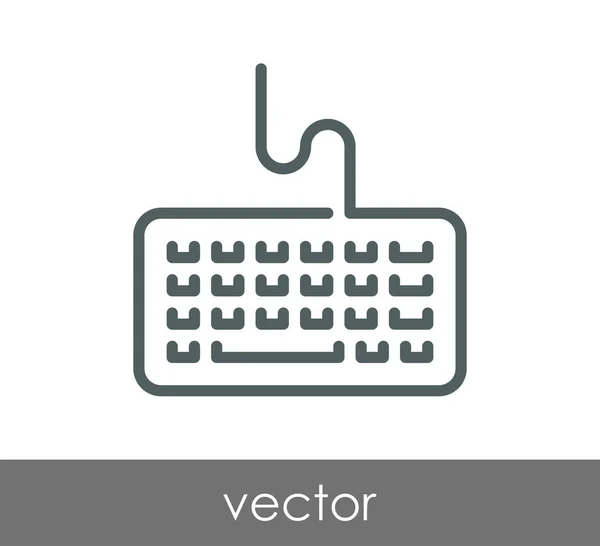 Design do ícone do teclado —  Vetores de Stock