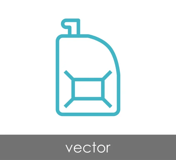 Icono de lata de combustible — Vector de stock