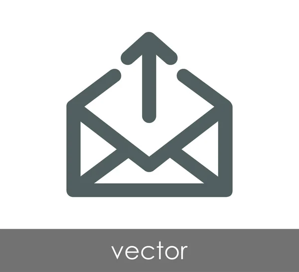 E-Mail-Symbol versenden — Stockvektor