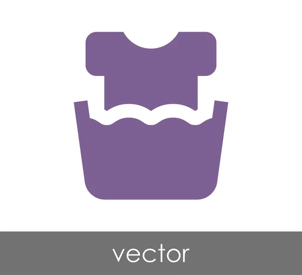 Icono de lavado a mano — Vector de stock