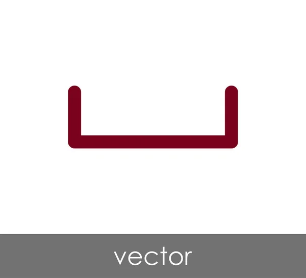 Arkiv ikon illustration — Stock vektor