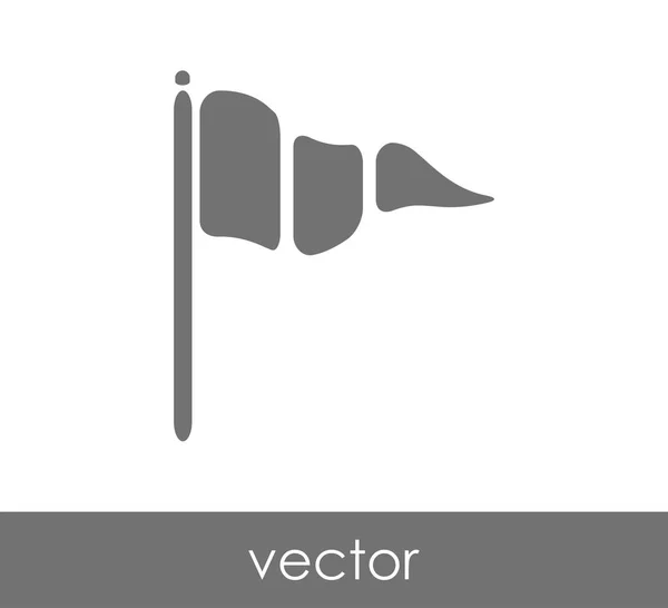 Flaga ikona płaski — Wektor stockowy
