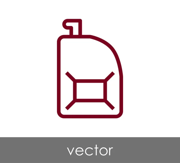 Ícone de lata de combustível — Vetor de Stock