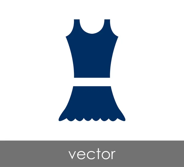 Vestido icono web — Vector de stock
