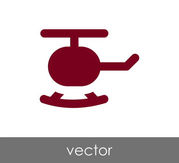 Ilustrasi ikon helikopter - Stok Vektor