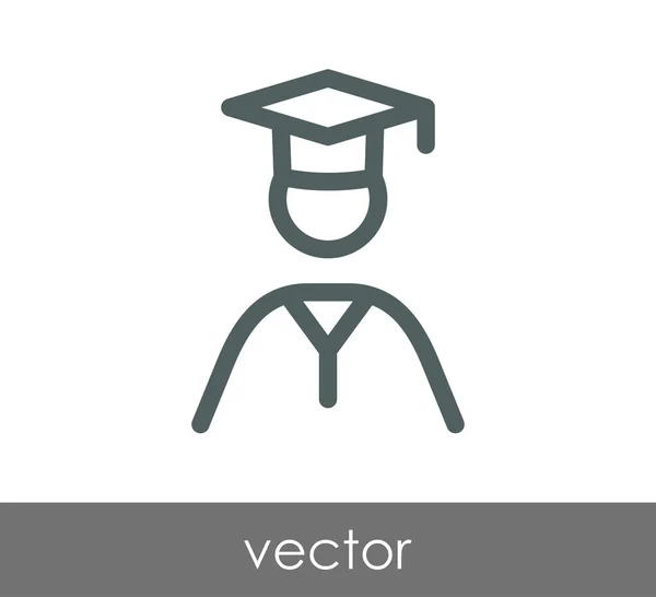 Ícone de grau de graduação — Vetor de Stock