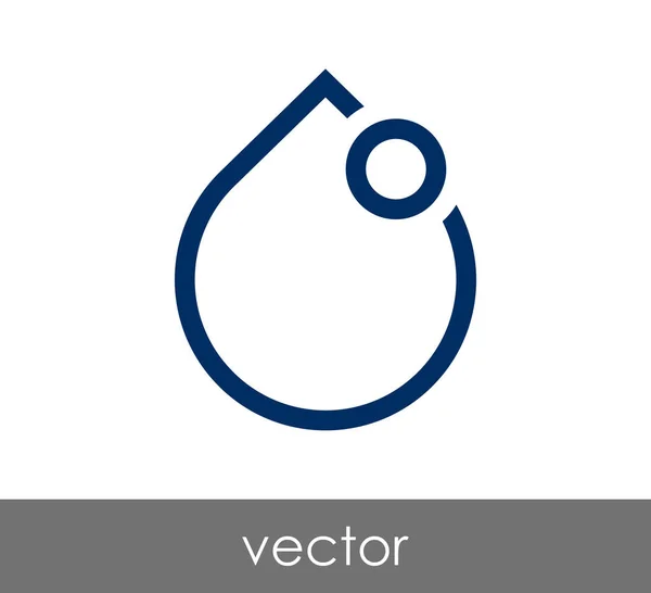 Csepp pókháló ikon — Stock Vector