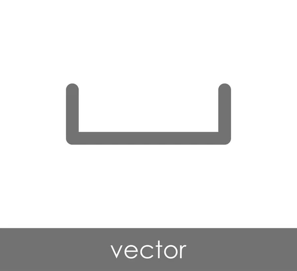 Archief pictogram illustratie — Stockvector