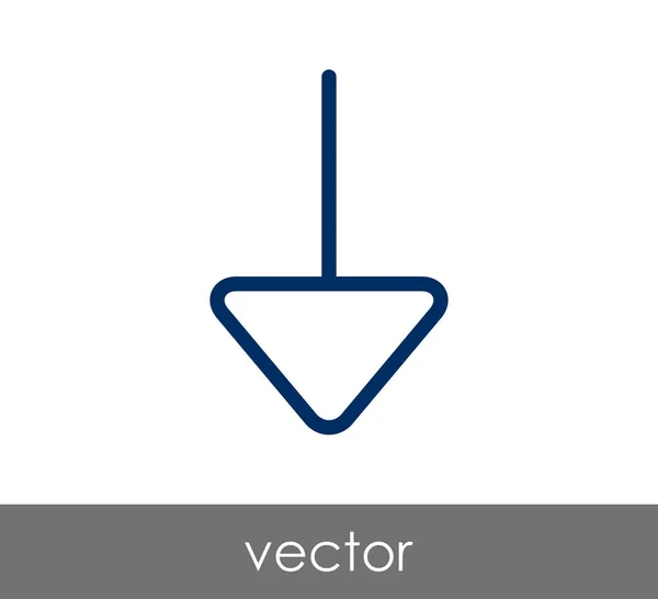 Descargar icono de flecha — Vector de stock